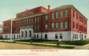 High School, Alameda, Cal., mailed 1906                   